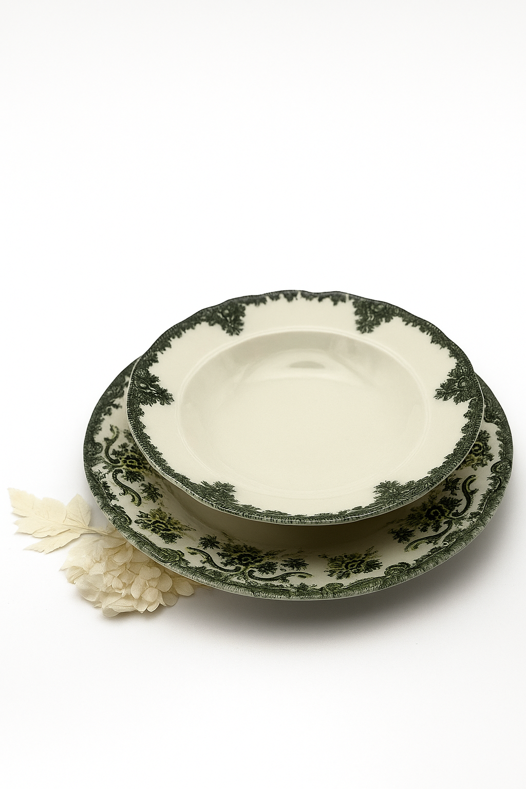 Service Vintage Vert, 6 pers / 24 pcs