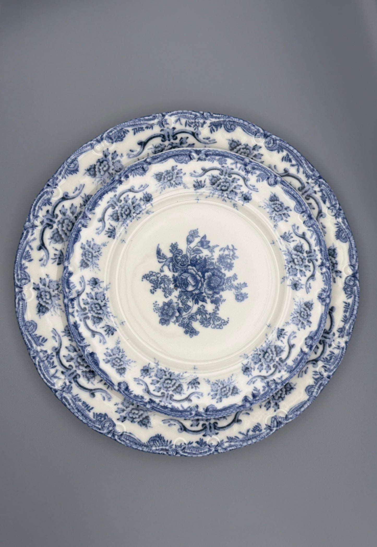 Service Vintage Bleu, 6 pers / 24 pcs