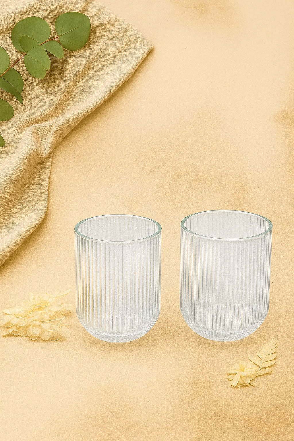 Set de 2 Verres court Cristal